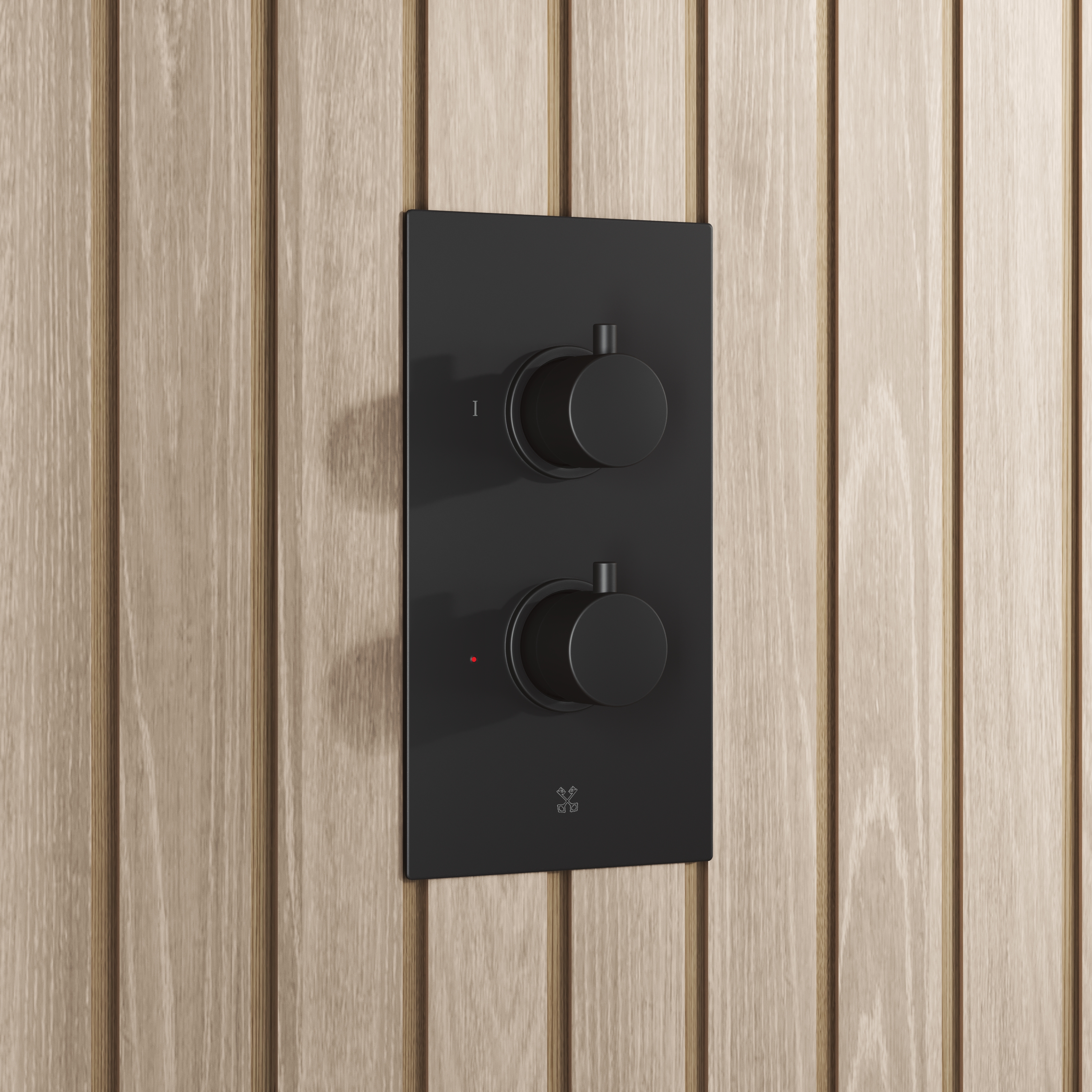 Core Concealed Thermostatic Valve, Fixed Head & Shower Handset Kit