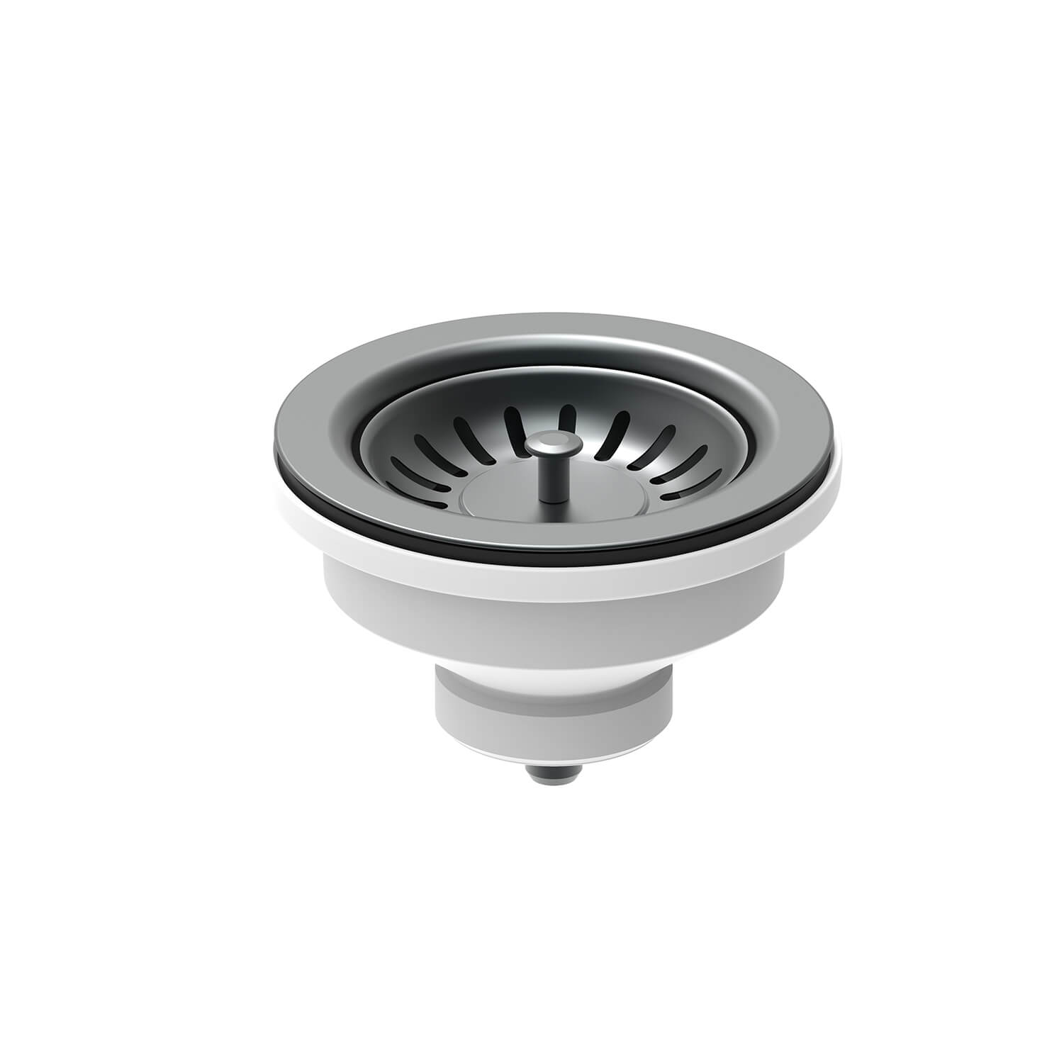 Harbour 90mm PVD Gunmetal Basket Strainer Kitchen Sink Waste