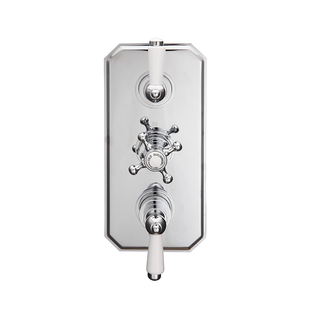 Butler & Rose Victoria Traditional 2 Outlet Triple Concealed Thermostatic Shower Valve