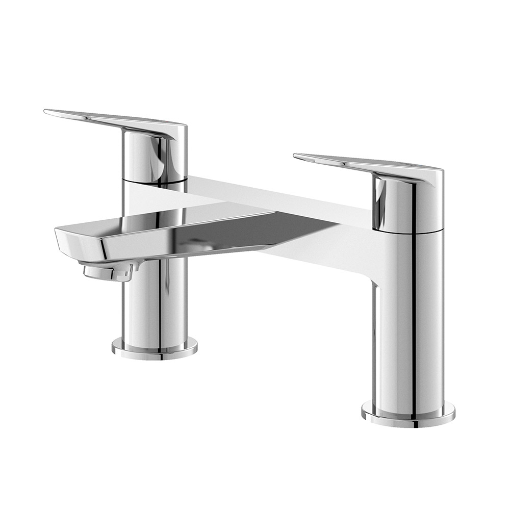 Hudson Reed Drift Round Deck Mounted Bath Filler Tap