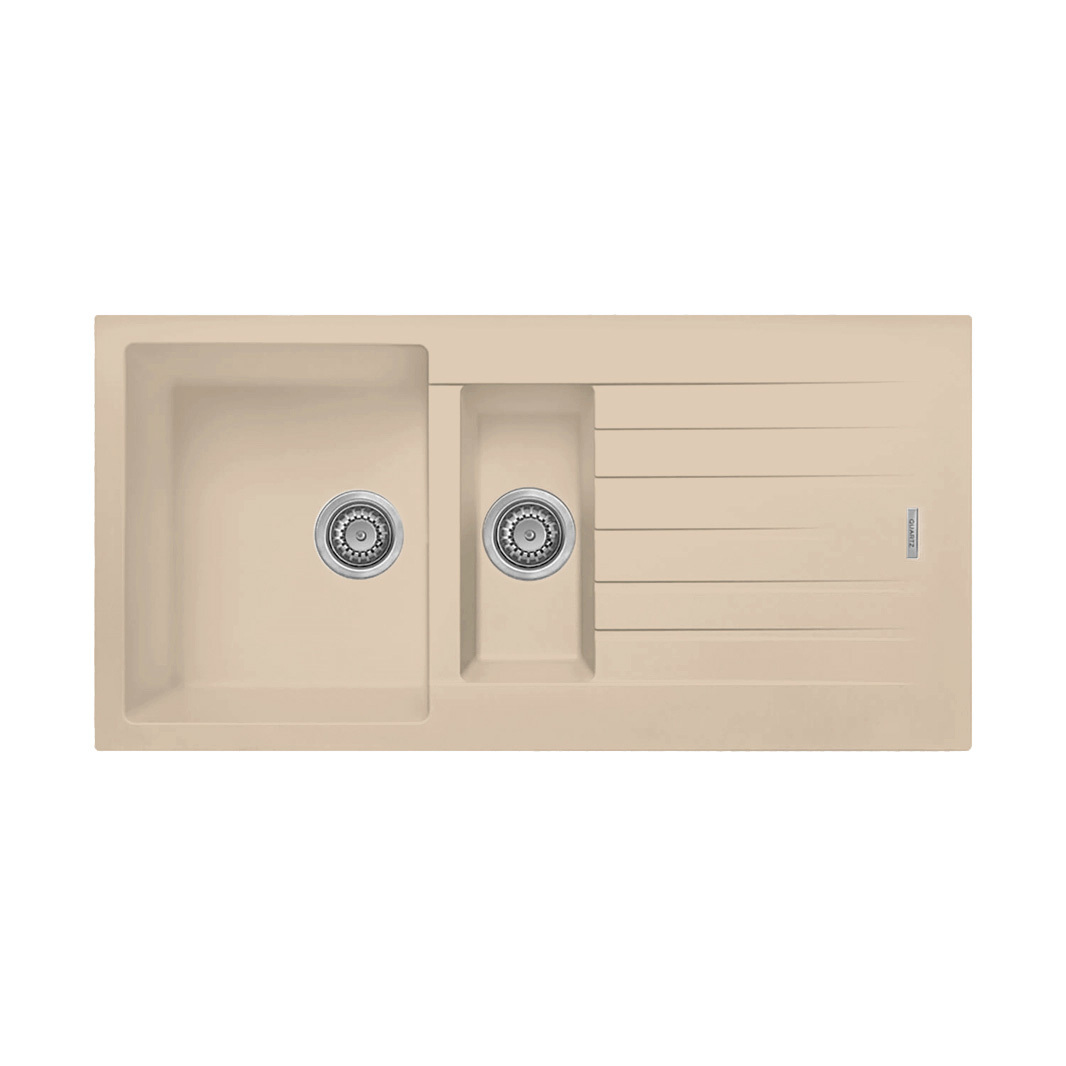Vellamo Horizon 1.5 Bowl Granite Composite Kitchen Sink & Waste - 1000 x 500mm