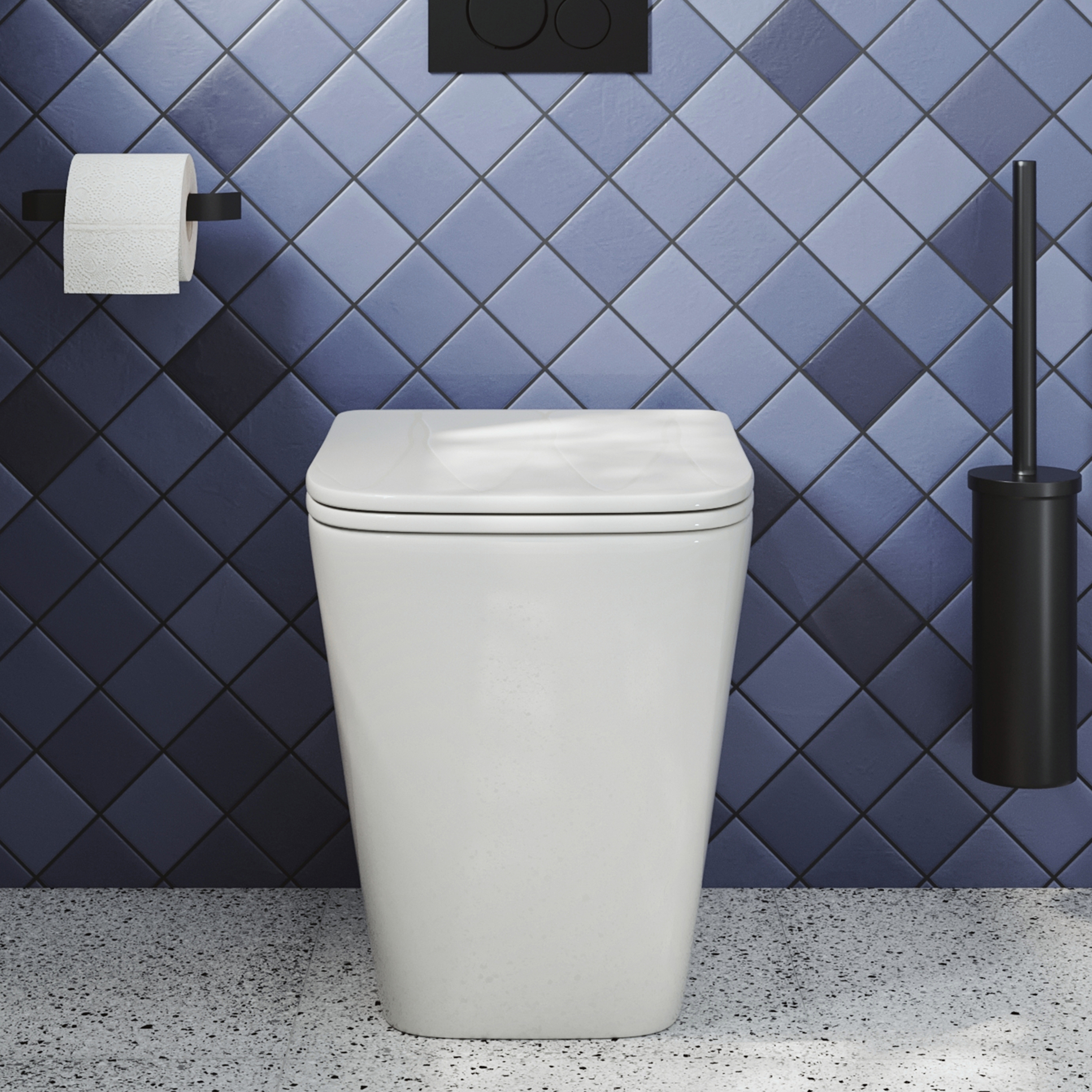 Harbour Unity Rimless Back to Wall Toilet & Soft Close Seat