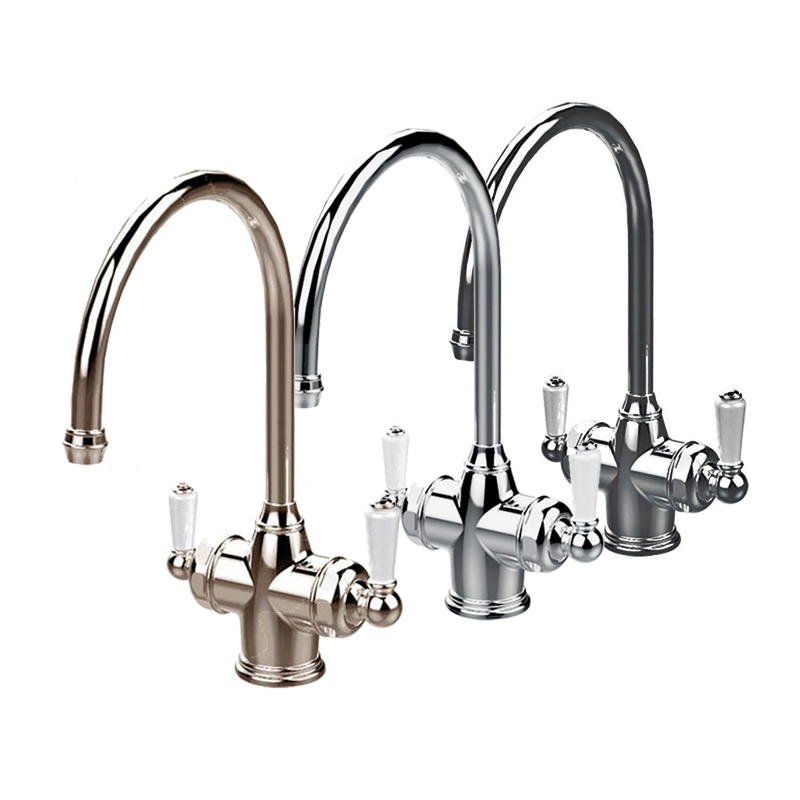 Perrin & Rowe Phoenician C Spout 3-in-1 Instant Hot Water Mixer Tap