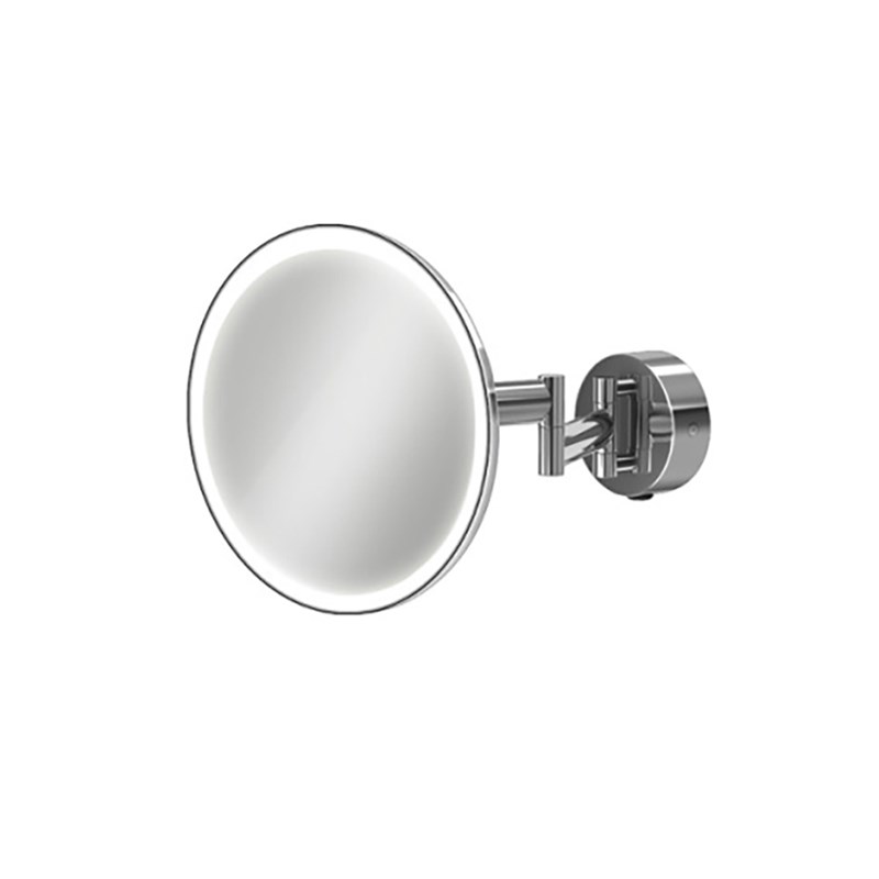 hib. Eclipse Round LED Illuminated Magnifying Mirror - 200 x 200mm