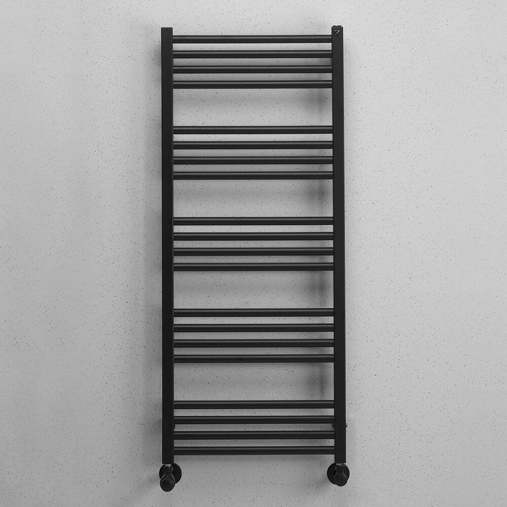 Crosswater MPRO Matt Black Heated Towel Rail