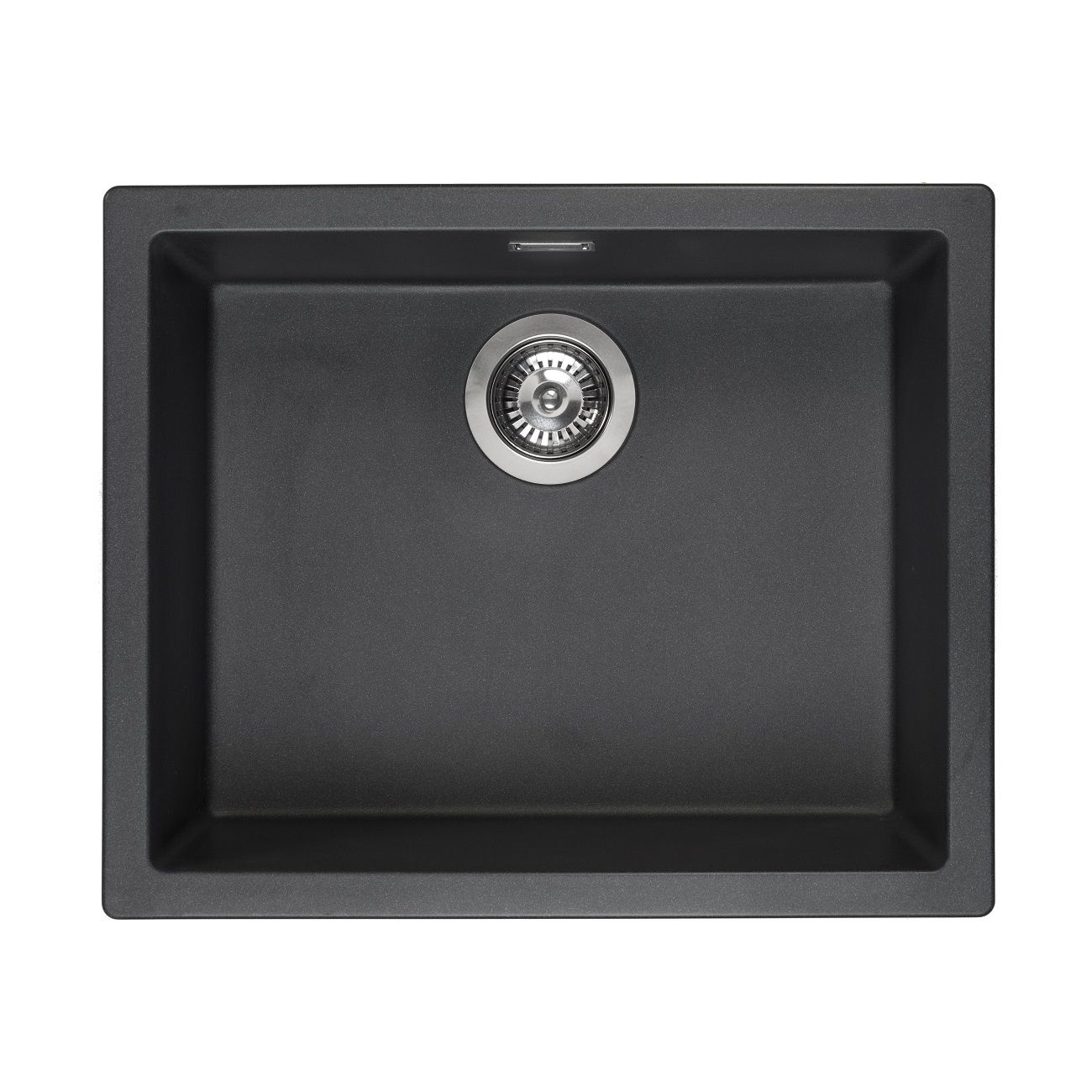 Reginox Amsterdam 50 Single Bowl Granite Composite Inset / Undermount Kitchen Sink & Waste Kit - 560 x 460mm