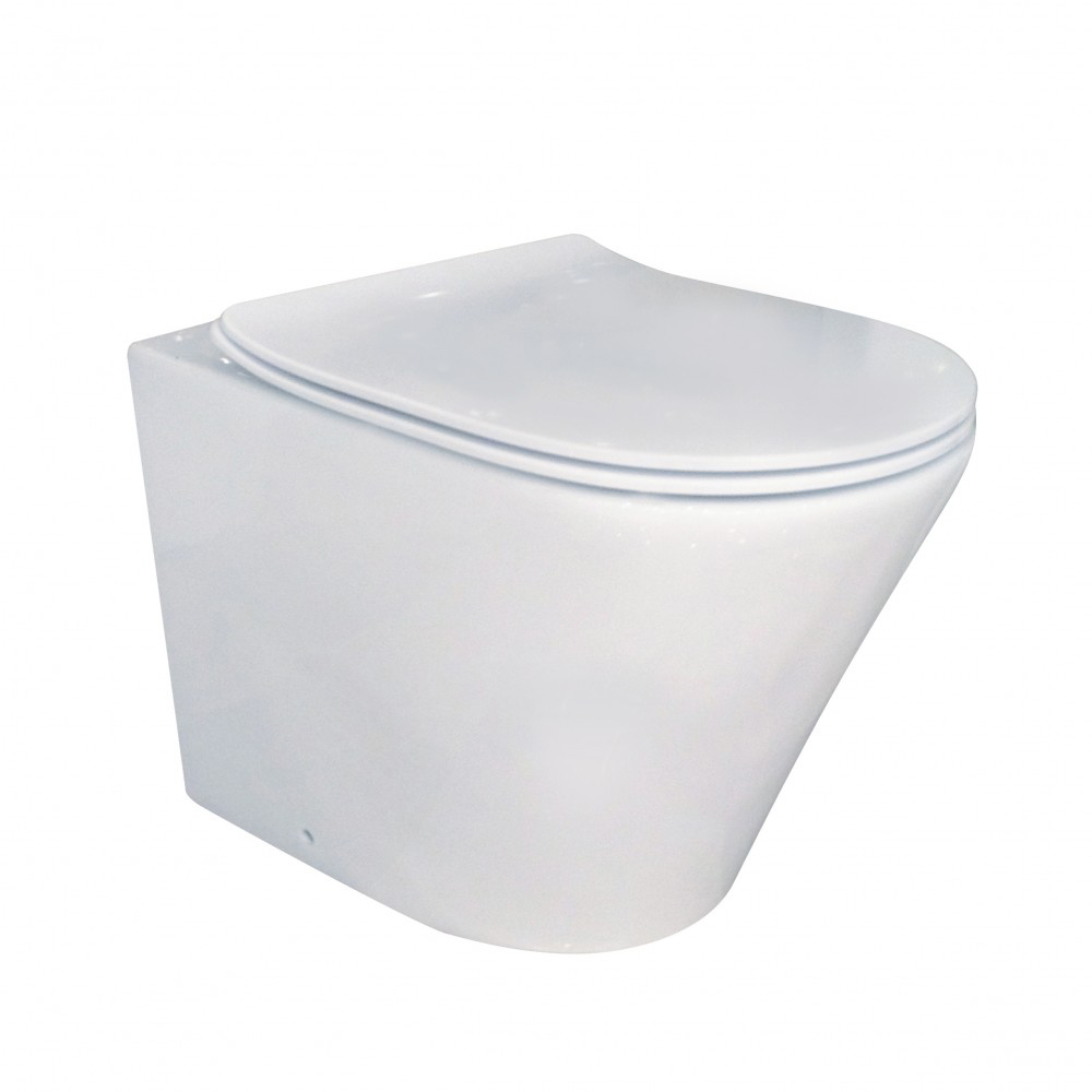 Imex Arco Rimless Wall Hung Toilet and Soft Close Seat