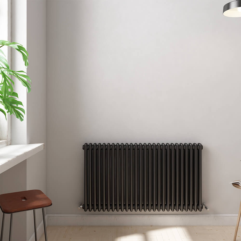 Brenton Olympus Horizontal 2 Column Radiator - Anthracite