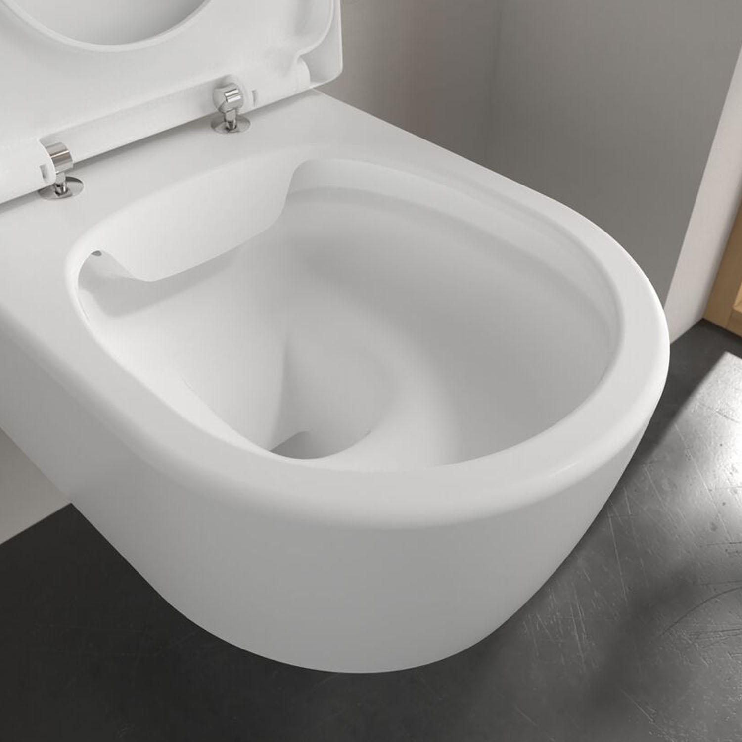 Villeroy & Boch ViConnect Pro 2.0 Frame with Arto Rimless Wall Mounted Toilet, Flush Plate & Soft Close Toilet Seat