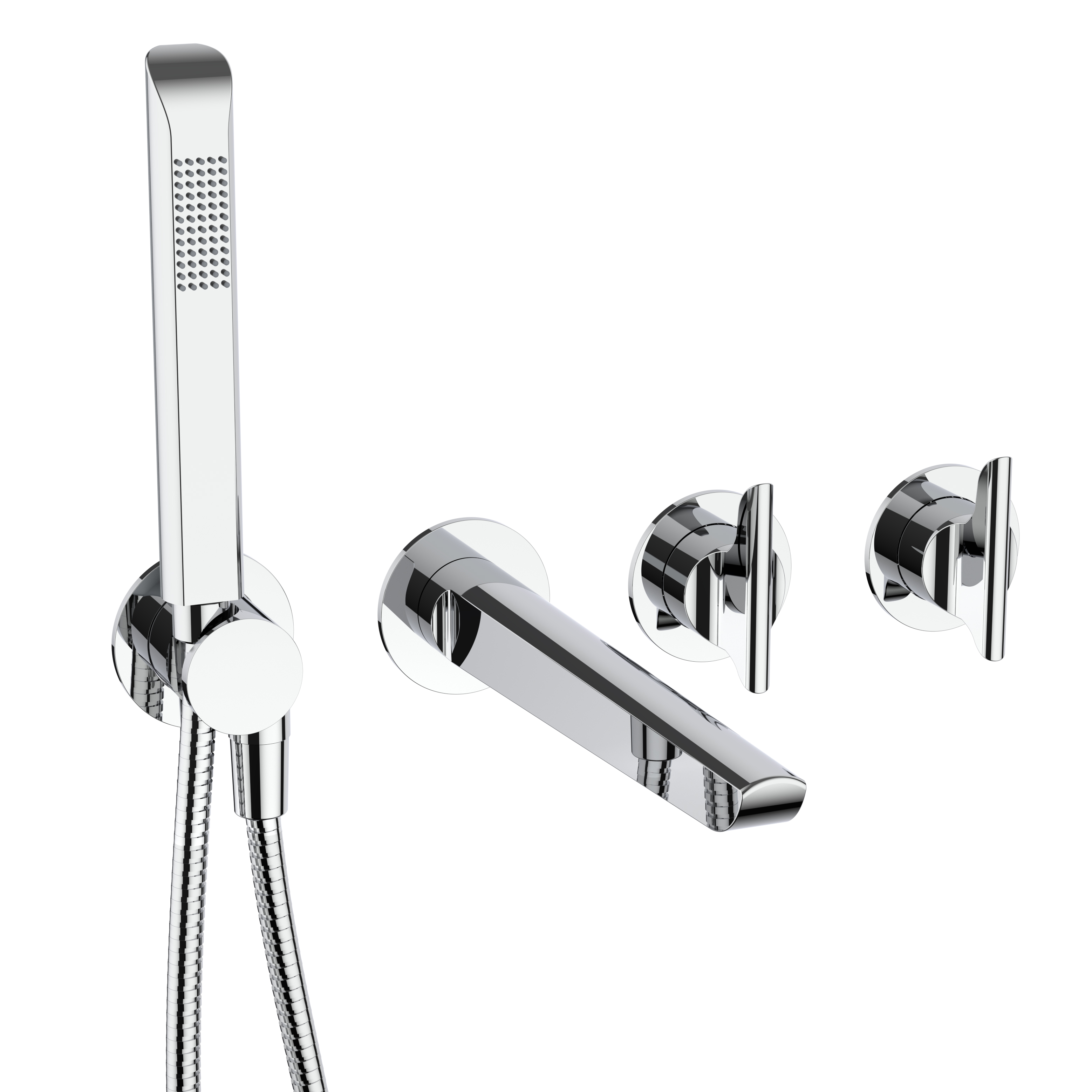 Crosswater Foile Module 2 Outlet Shower Valve, Bath Spout & Handset