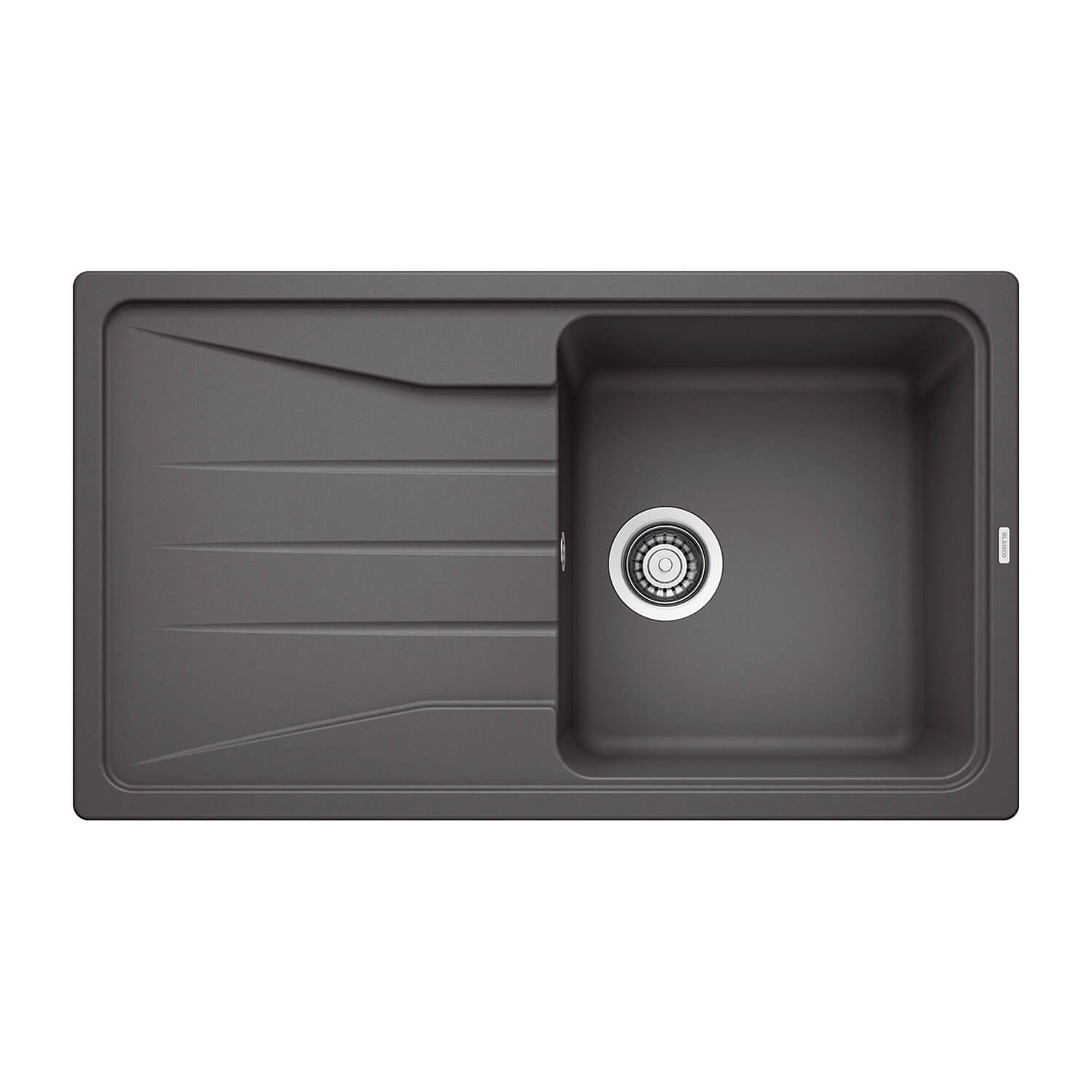 Blanco Sona 5 S Compact 1 Bowl Inset Silgranit Composite Kitchen Sink & Waste with Reversible Drainer - 860 x 500mm