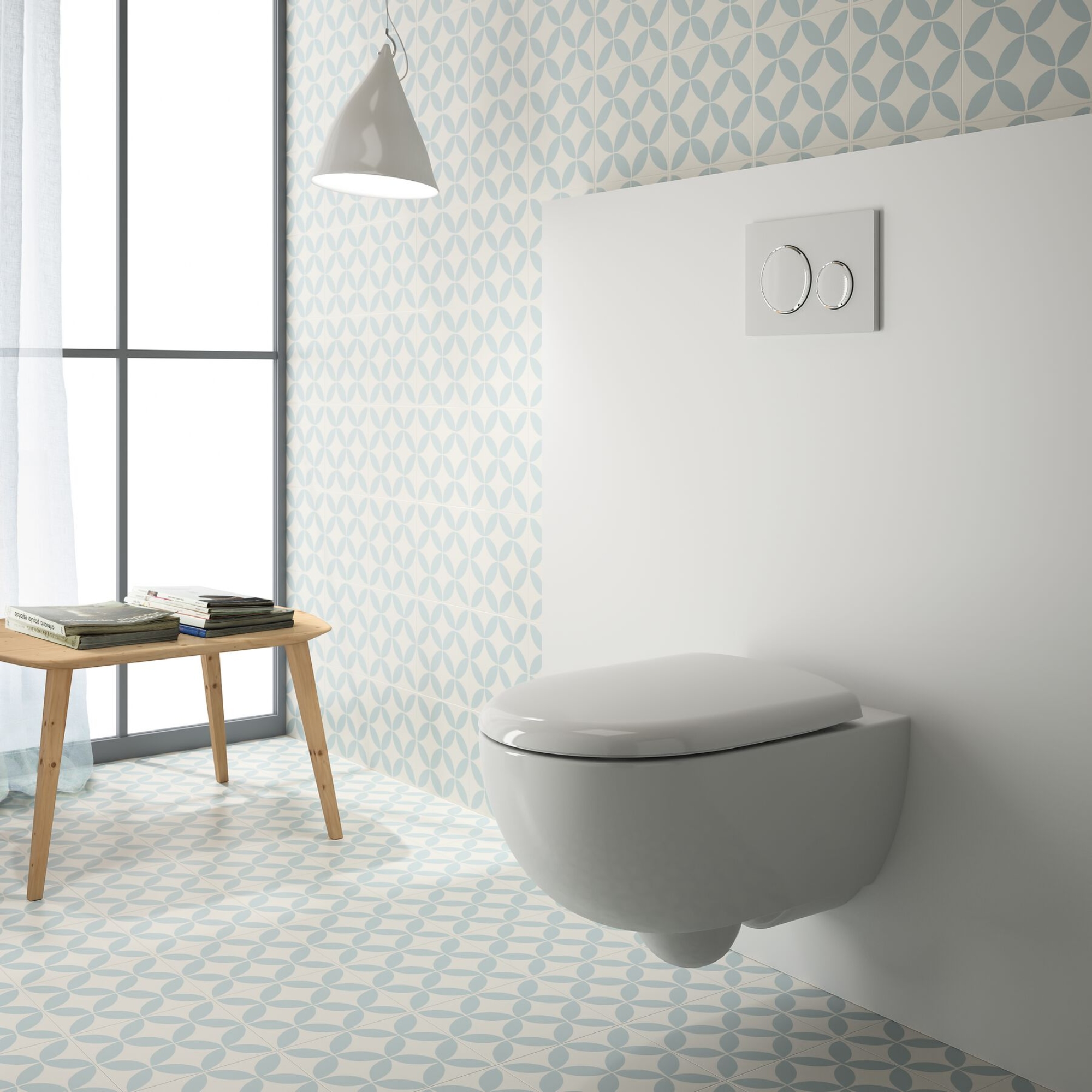 Geberit Selnova Rimless Compact Wall Hung Toilet & Soft Close Seat