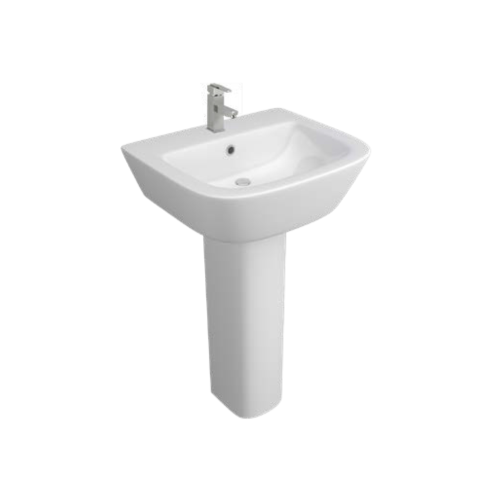 Harbour Identity 535mm Basin & Full Pedestal