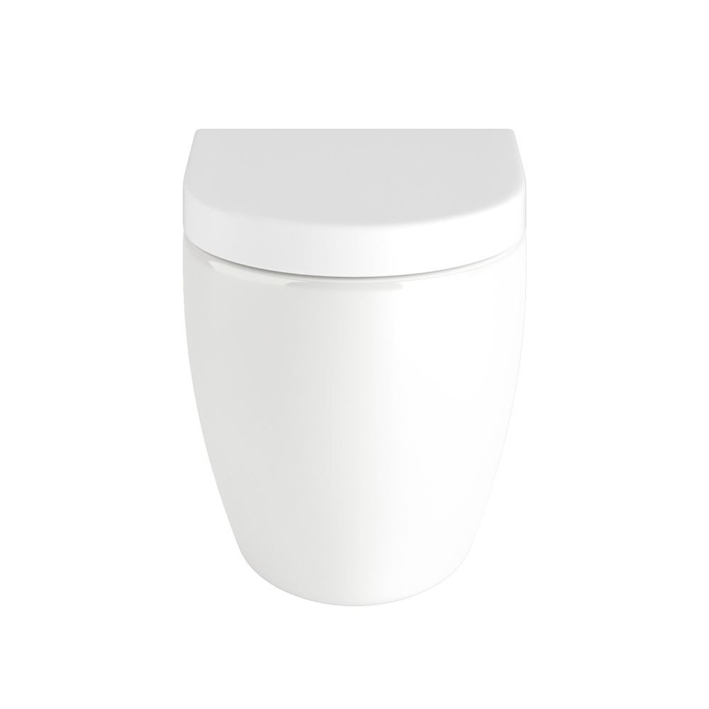 Harbour Clarity Wall Hung Toilet & Soft Close Seat - 505mm Projection