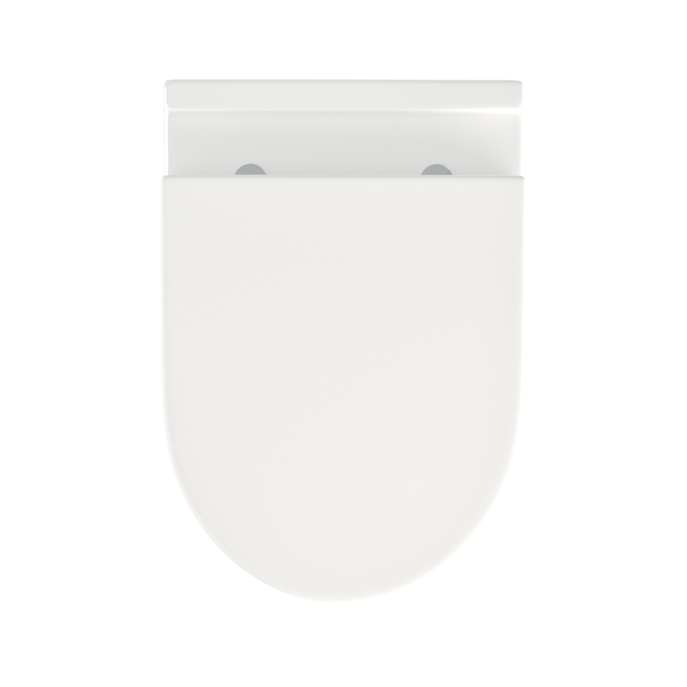 Harbour Clarity Wall Hung Toilet & Soft Close Seat - 505mm Projection