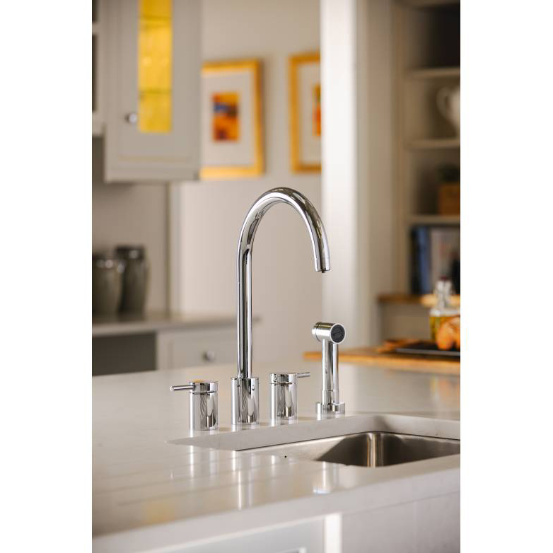 Abode Pronteau Profile 4 in 1 Instant Hot & Filtered Water Tap with Filter & Boiler Unit - 3 Hole