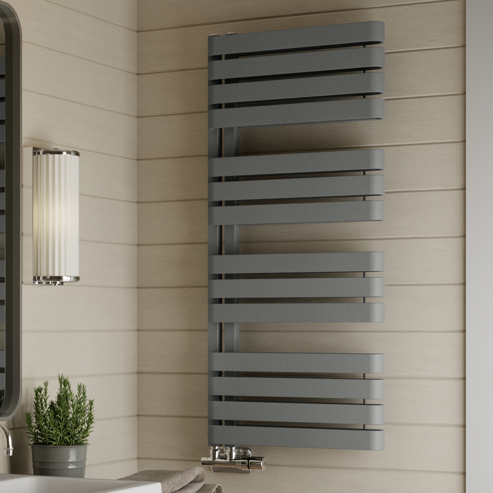 Terma Warp S Open Ladder Heated Towel Rail