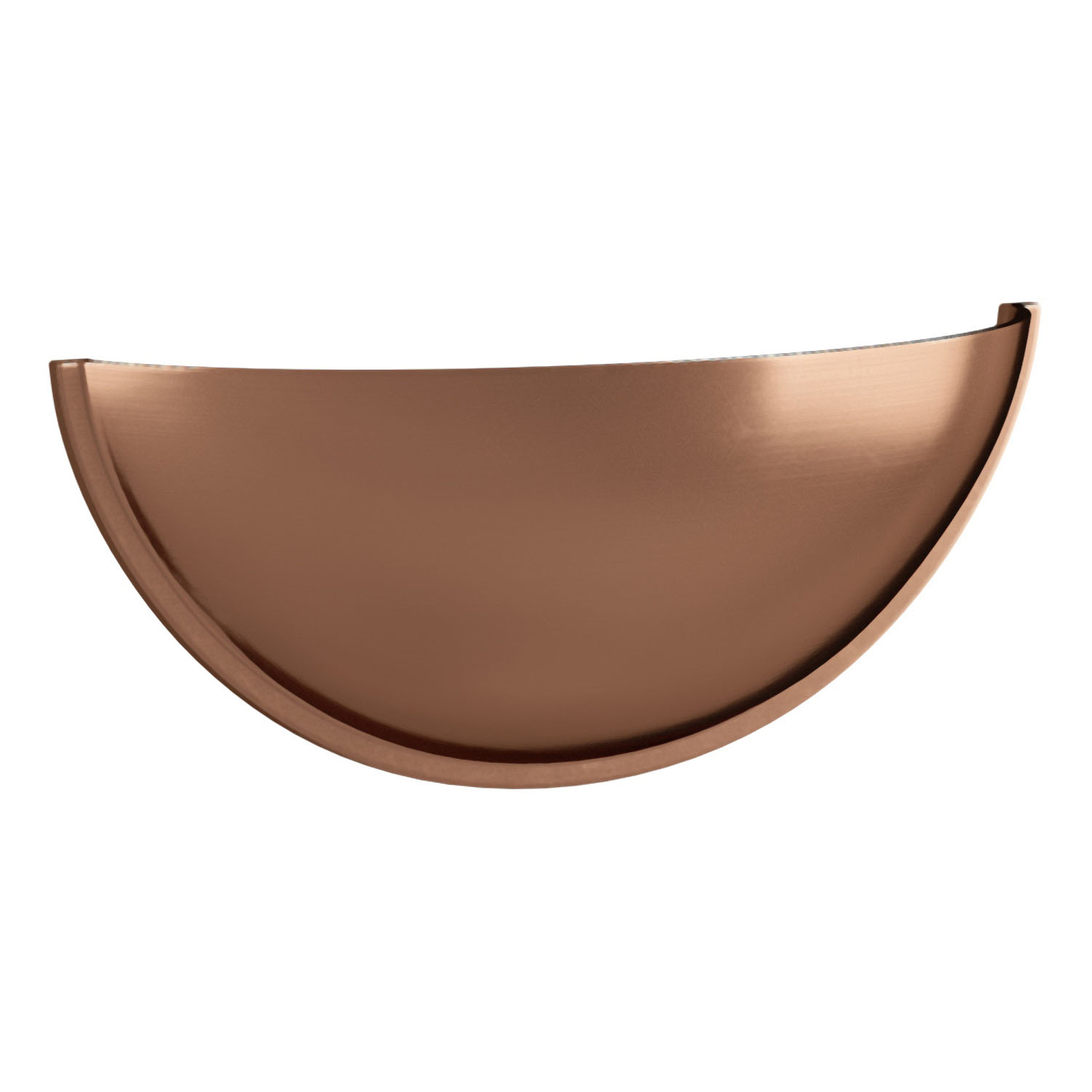 The Tap Factory Vibrance Half Moon Cup Single Furniture Handle - 15 Colours Available