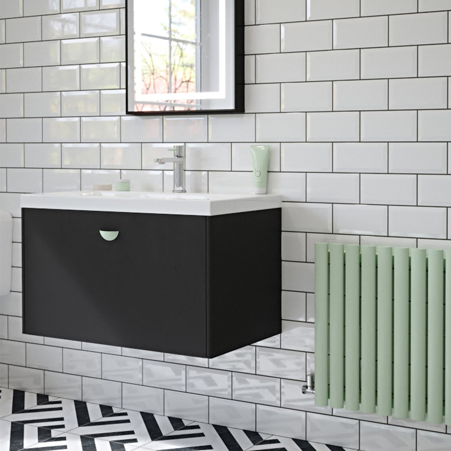 The Tap Factory Vibrance Half Moon Cup Single Furniture Handle - 15 Colours Available